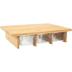 Planche à découper avec 3 tiroirs intégrés Cook Concept - beige CM2122_0