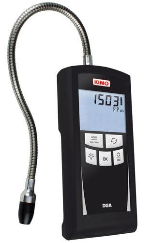 Détecteur de fuites de gaz combustible, 0-10000 ppm, alarme, écran 2 lignes - KIMDGA_0