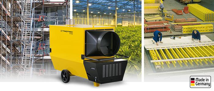 Générateur de chauffage au fioul indirect - ID 500 - ventilation automatique et robuste pour environnements rudes_0