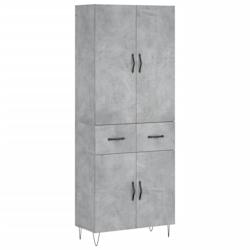 Helloshop26 - Buffet bahut commode armoire meuble de rangement organisateur cuisine salle de séjour salon haut 69,5 x 34 x 180 cm 02_0034701 - 300021_0
