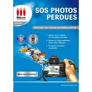 LOGICIEL UTILITAIRE DISQUE MICRO-APPLICATION SOS PHOTOS PERDUES