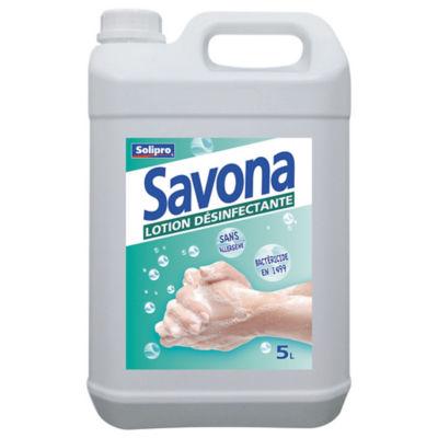 Lotion désinfectante moussante Solipro Savona 5 L_0