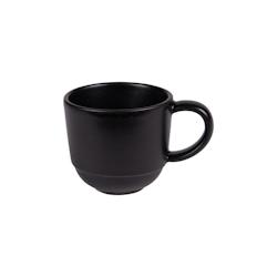 Mug Neo 37 cl x2 -  Noir Rond Grès Table Passion 13.5x9.5 cm - noir Grès 3106232062513_0