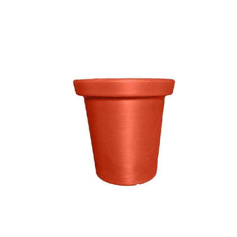 PLAST'UP ROTOMOULAGE Pot de fleurs rond xxl delight 75l - ORANGE - orange 0669014882721_0
