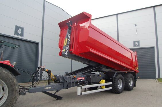 Porte-caisson PH21 - EkoAgri - PTAC 27000kg - Suspension parabolique - Homologation 25km/h_0