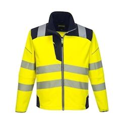 Portwest - Softshell de travail PW3 HV Jaune / Bleu Marine Taille S - S jaune 5036108302550_0