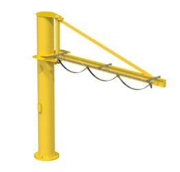 Potence de levage type PFTP - triangulée pivotante 270° - hauteur jusqu'à 5 m_0