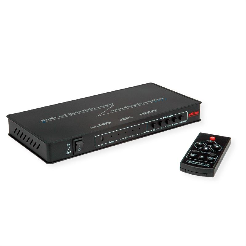 ROLINE Switch HDMI 4x1 QUAD multi vues en continu_0