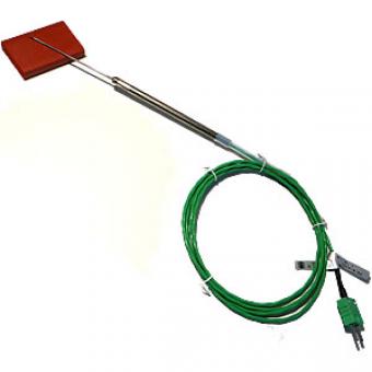Sonde de température à thermocouple type K - piquer à cœur - hautes températures jusqu’à 600°C - câble PTFE 1m_0
