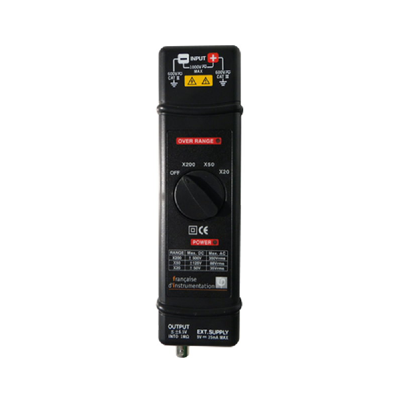 ST500-5 - Sonde différentielle monovoie 25 MHz compatible tous oscilloscopes_0