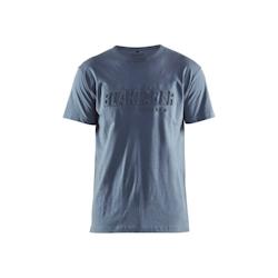T shirt imprimé 3D HOMME BLAKLADER bleu gris T.S Blaklader - S textile 7330509769713_0