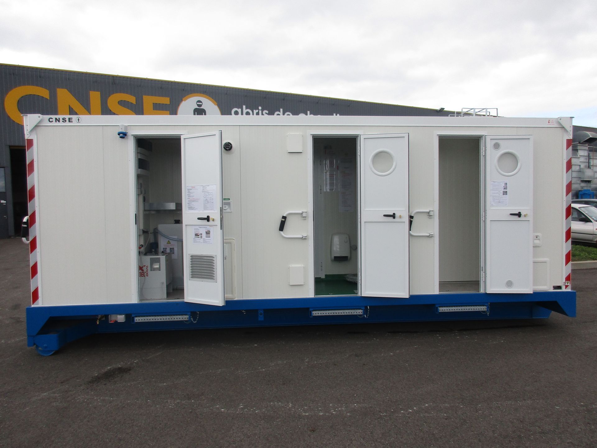 Module mobile Umd 5 sas pour traitement de l'amiante et du plomb