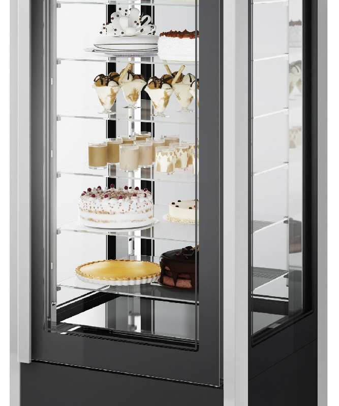 Vitrine panoramique à chocolat positive cristal tower - isa_0
