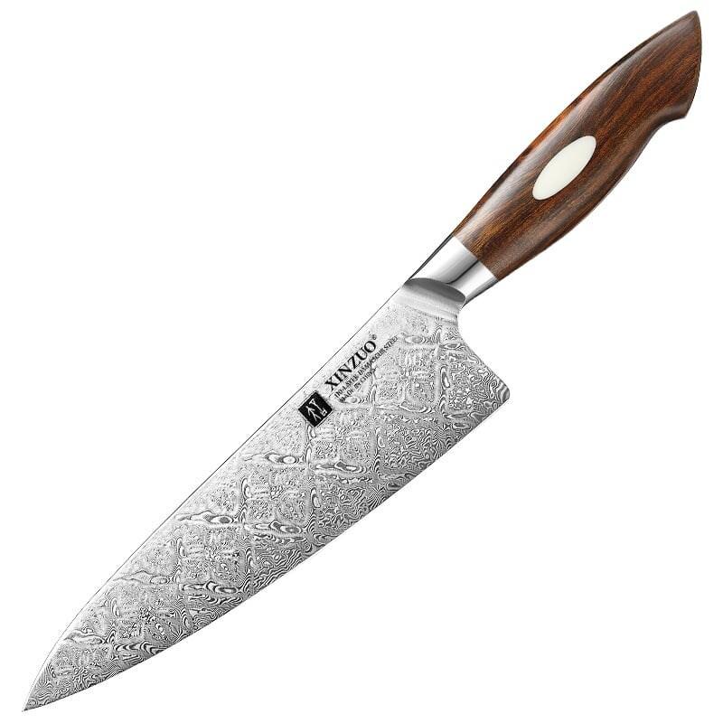 XinZuo - Couteau de chef Damas - Série B46D Jiang - multicolore B46D-CS_0