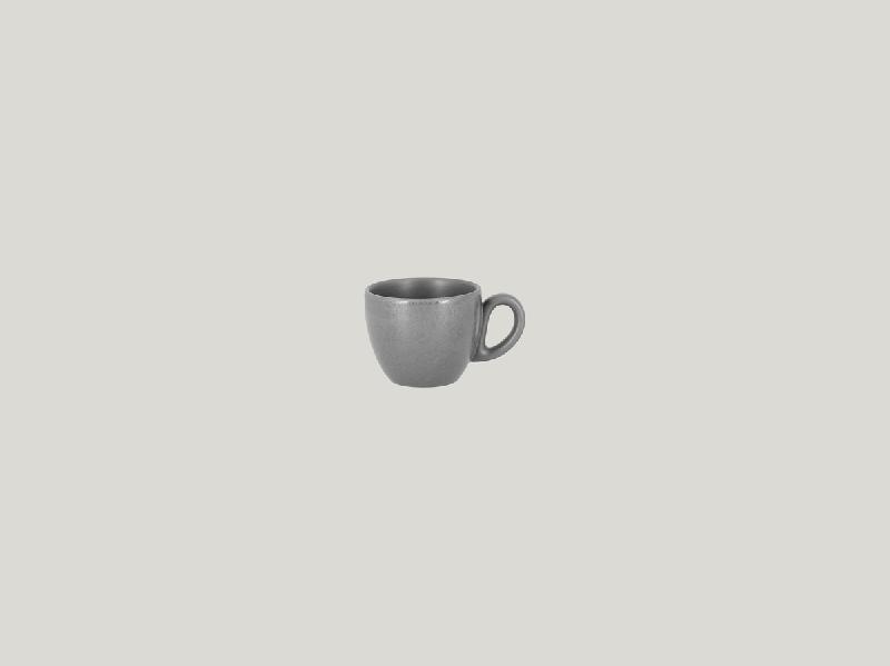 TASSE À EXPRESSO ROND GRIS PORCELAINE 8 CL Ø 6,3 CM SHALE RAK