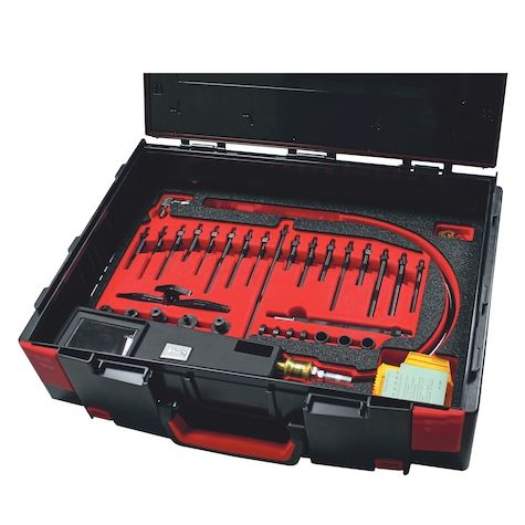 Compressiomètre Wurth - pour moteurs diesel - pression max. 40 bar - kit complet 40 pièces_0