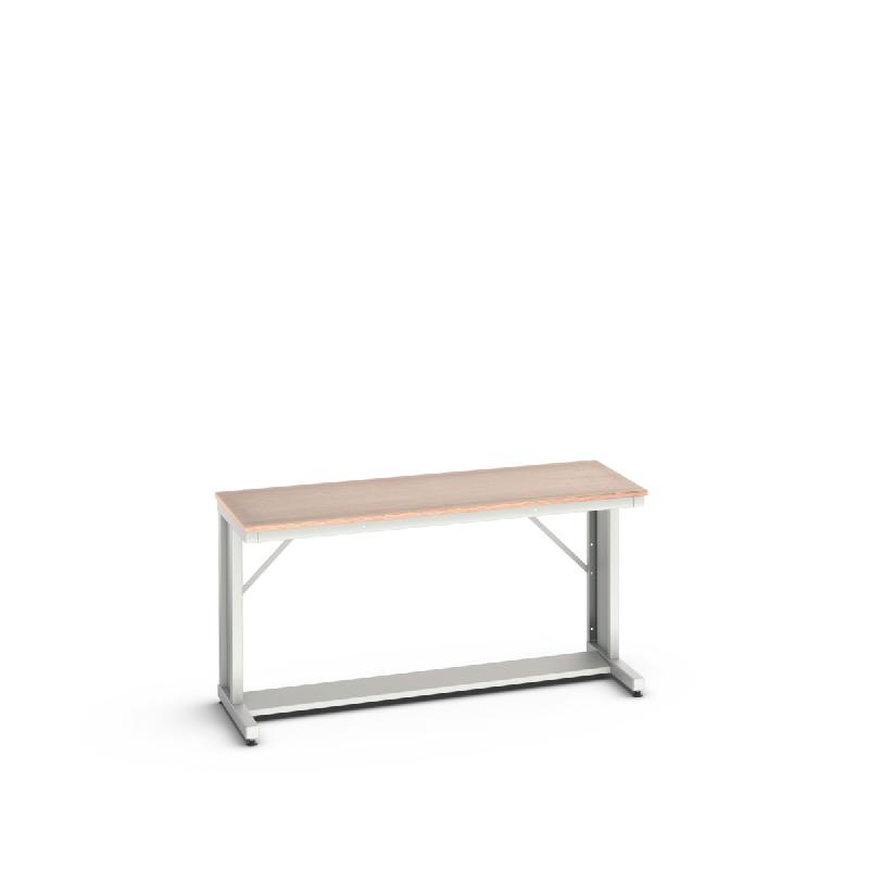 16922304.16 - Établi cantilever Verso - Poste de travail avec plateau multiplis 1500x600x780mm RAL 7035_0