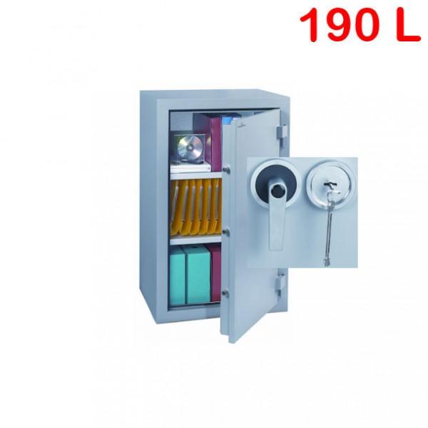 Armoire ignifuge Super Protect – Capacité 190 litres – Fermeture à clé ou à code – Protection feu et eau – HARTMANN TRESORE_0
