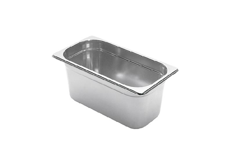 BAC GASTRO INOX 1/3 PLEIN - H 150 MM