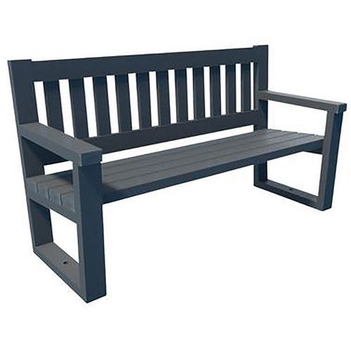 BANC SQUARE - GRIS - ESPACE URBAIN
