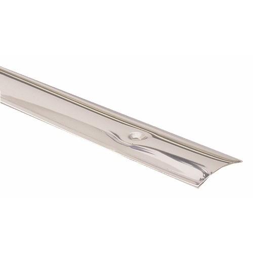 BARRE DE SEUIL À VISSER - INOX BRILLANT - LONGUEUR 83 CM - LARGEUR 30 MM DINAC