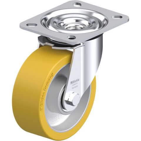 BLICKLE - ROULETTE PIVOTANTE Ø 100MM BANDAGE POLYURÉTHANE PU 250KG - L-ALTH 100K