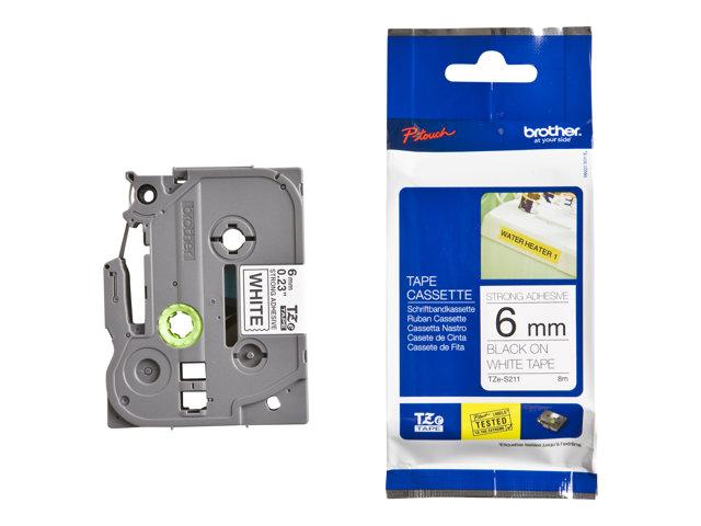 BROTHER TZE-S211 RUBAN D'ÉTIQUETTE TZ