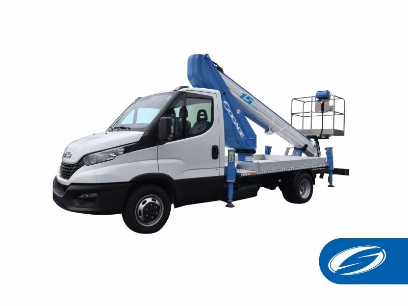 Camion nacelle forSte 15T SPEED - 15,20m de hauteur de travail - Stabilisation automatique SPEED H+H_0
