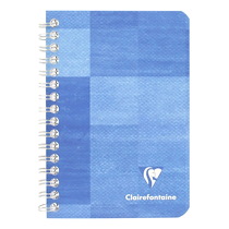CARNET SPIRALES CLAIREFONTAINE METRIC 9,5 X 14 - PETITS CARREAUX - 100 PAGES