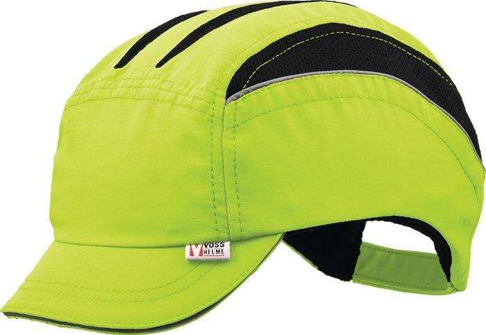 Casquette de protection VOSS-Cap neo - 53-61 cm - jaune néon nylon - EN812:2012-04 - VOSS_0