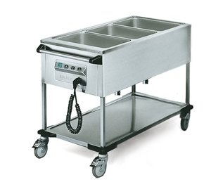 CHARIOT DE BAIN-MARIE RIEBER 3X GN1/1