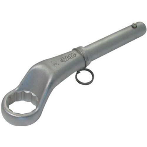 CLÉ POLYGONALE C-COUDEE GROS EFFORT 24 MM AVEC CLIP INOX FME - SAM
