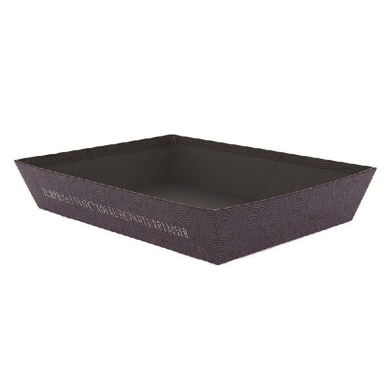 Corbeille carton rectangulaire 