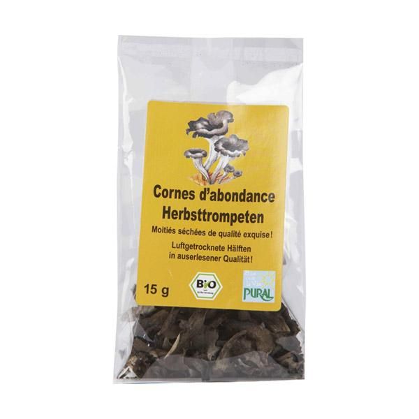 PURAL CORNES D'ABONDANCE SÉCHÉES EN SACHET 15GR CHAMPIGNONS