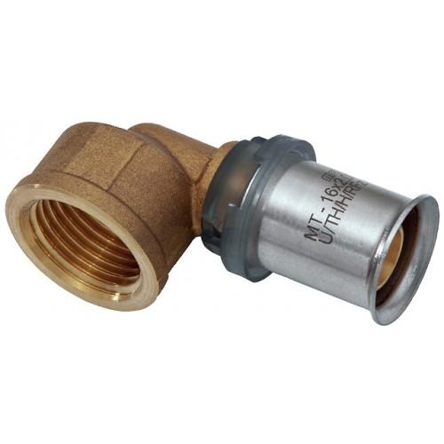 COUDE 90° À SERTIR POUR TUBE MULTICOUCHE 20 MM F15X21 - G2F23036 MULTITUBO
