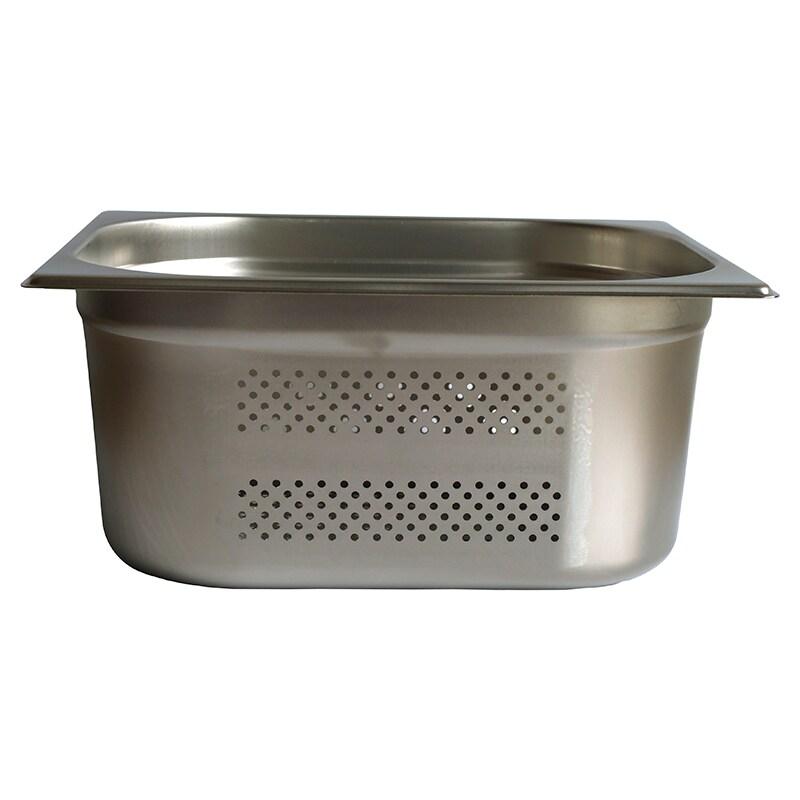 DBMARK - GPP12150-201 - Récipient perforé GN 1/2 150 mm. - 0.8mm S/S201 - gris inox GPP12150-201_0