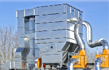Dépoussiéreur à manches avec décolmatage pneumatique à air comprimé - Ecovar_0