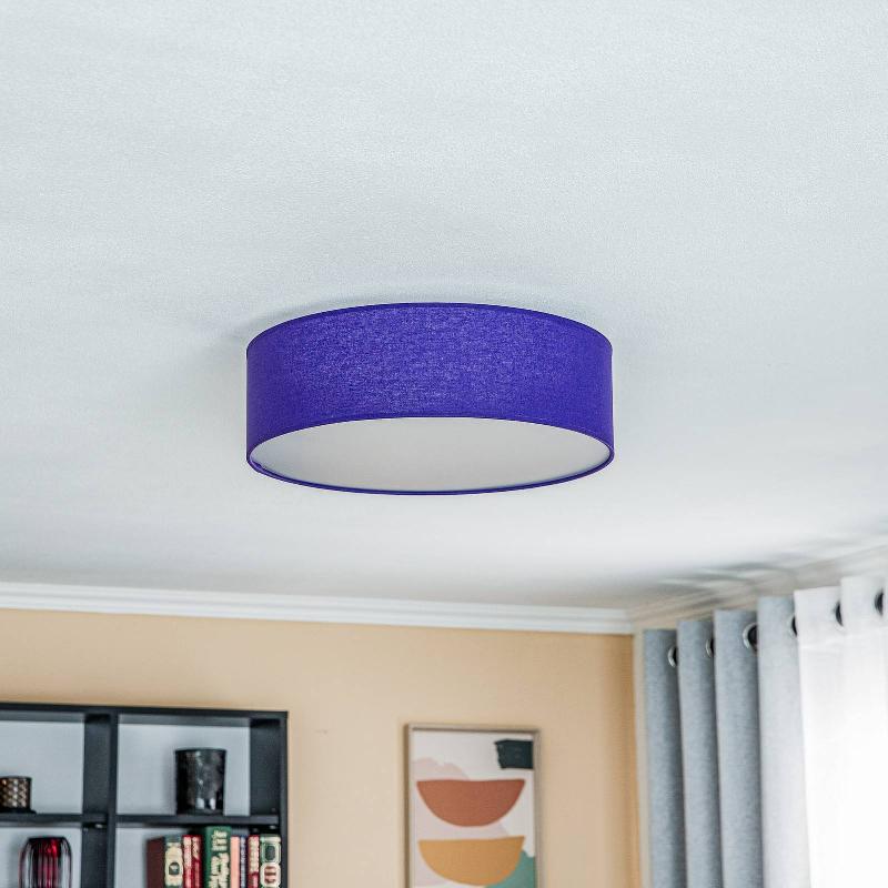 EULUNA ROLLER COUVERTURE, ABAT-JOUR EN TISSU VIOLET, Ø 40 CM