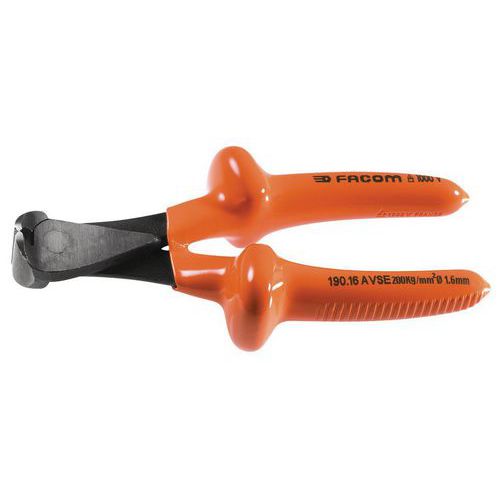 FACOM 1 PINCE COUPANTE DEVANT ISOLÉE 1000 VOLTS SÉRIE VSE POUR FIL DUR FACOM