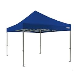 FRANCE BARNUMS - Tente pliante pro 4x4m - Alu 55mm/PVC 580g - Norme M1 - Bleu_0