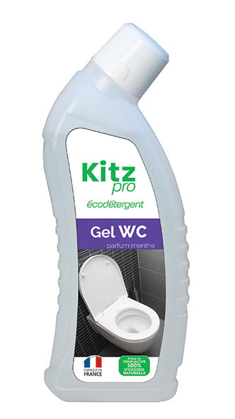 Gel WC Kitz Pro - Nettoyant et détartrant naturel à base d'acide lactique - Réf B000978 et B000783_0