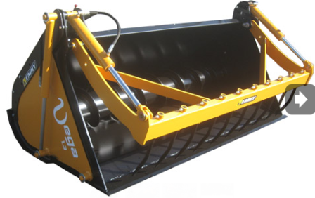 Godet distributeur Vega - Adaptation boulonnée réglable - Trappe hydraulique D ou G_0