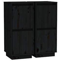 Helloshop26 - Buffet bahut commode armoire meuble de rangement organisateur cuisine salle de séjour salons lot de 2 31,5 x 34 x 75 02_0036895 - 30002_0