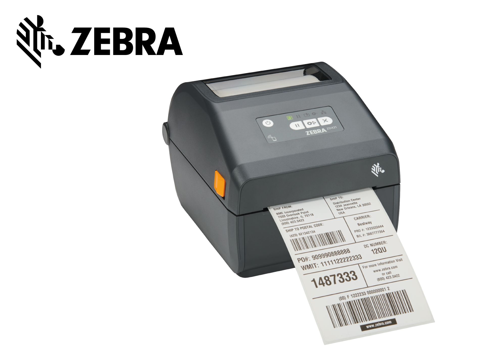 Imprimante d'étiquettes de bureau - Zebra ZD421 - interface intuitive et kit sans fil_0