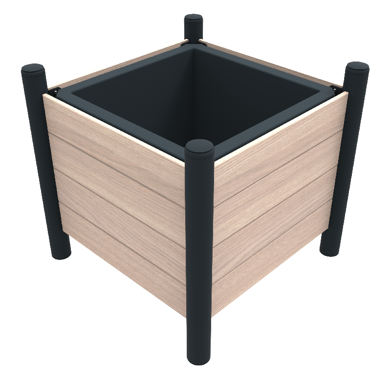 Jardinière vibrato extreme avec bac 75 litres_0