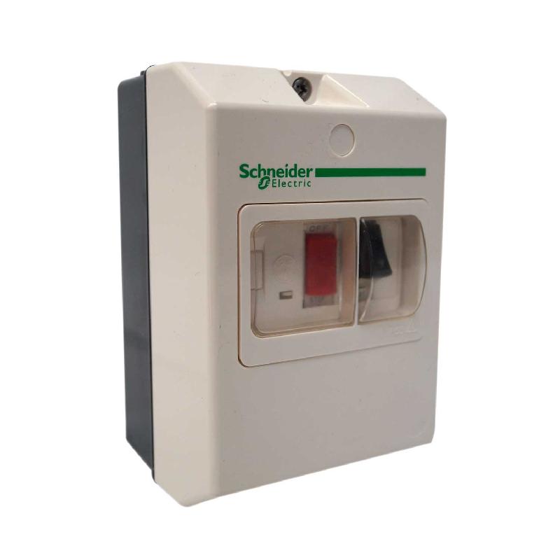 KIT DISJONCTEUR GV2ME07 MAGNÉTO-THERMIQUE 1.6A À 2.5A BOITIER ÉTANCHE