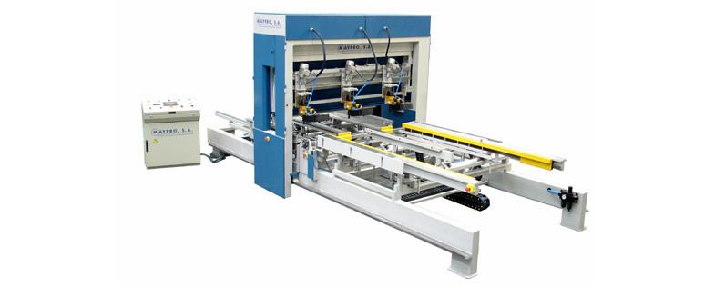 LCP-2 Universal - Machine pour palettes - Maypro - Cloueuse 2 ou 4 entrées avec pistolets et chargeurs 1000 clous_0