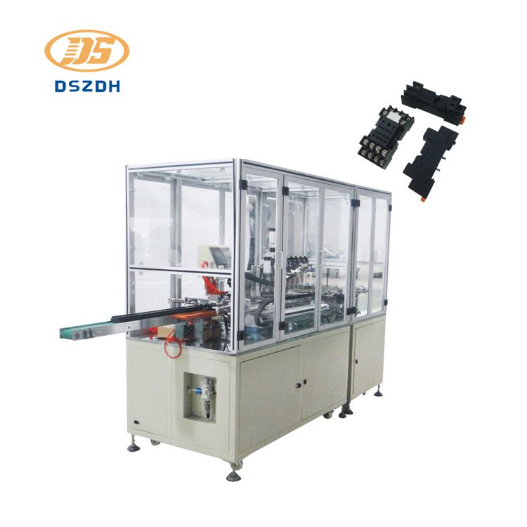Ligne d'assemblage - Desheng - Machine d'essai de base de relais et verrouillage de vis_0