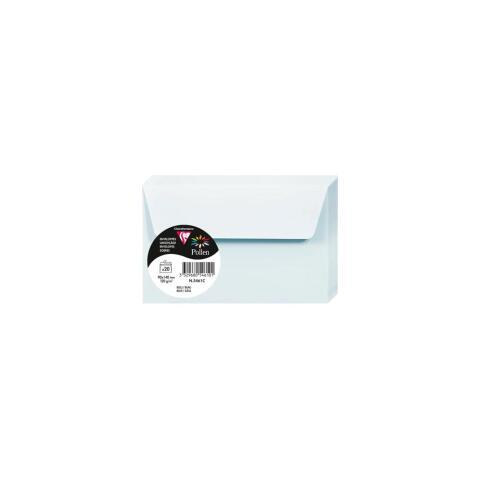 LOT DE 3 - PAQUET DE 20 ENVELOPPES POLLEN 90X140MM 120G/M2 - BLEU