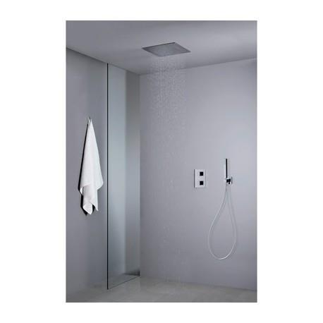 PACK ENCASTRÉ DOUCHE THERMOSTATIQUE PLAFOND CLASSIQUE QUADRI - CRISTINA ONDYNA XQD852P